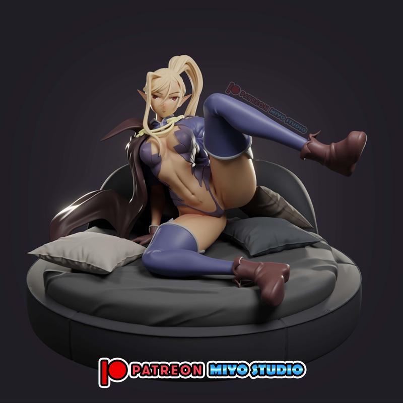 楚洛伊努 - 3D打印模型 - 可打印动漫角色模型|Chloe Kuroinu – 3D Print Model STL