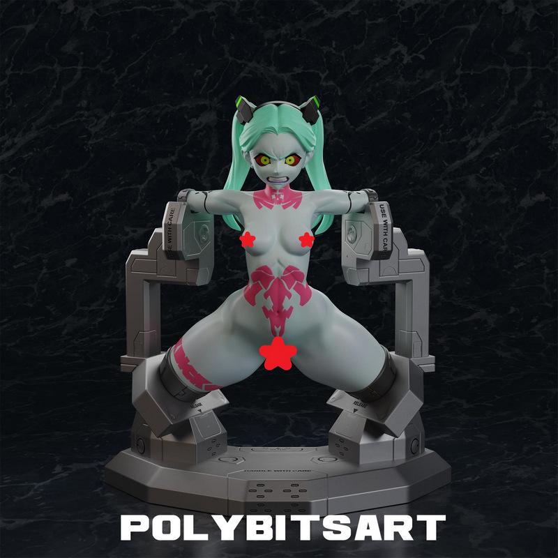 赛博朋克边缘跑者 3D打印模型|Maid Rebecca – Cyberpunk Edgerunners – 3D Print Model