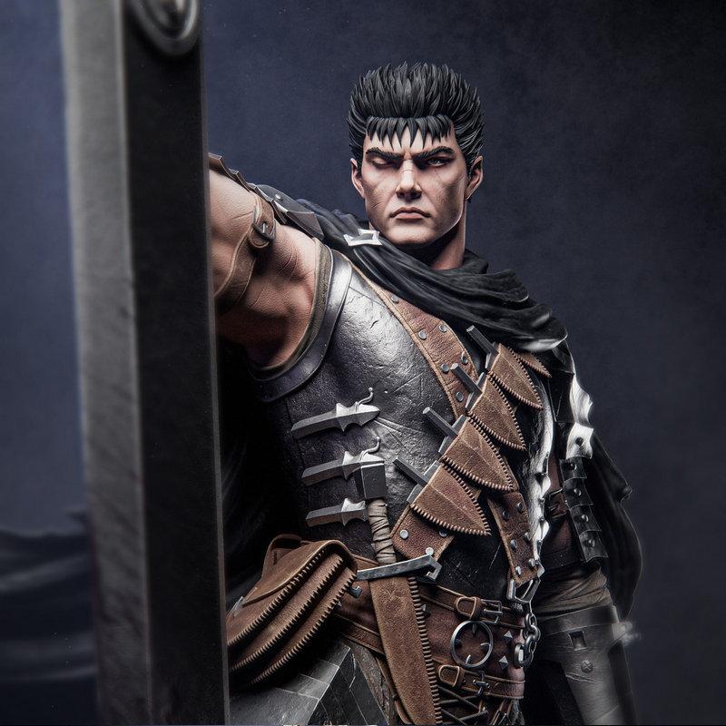 Guts - 3D打印模型：《猎魔人》角色Guts立体模型|Guts – 3D Print Model