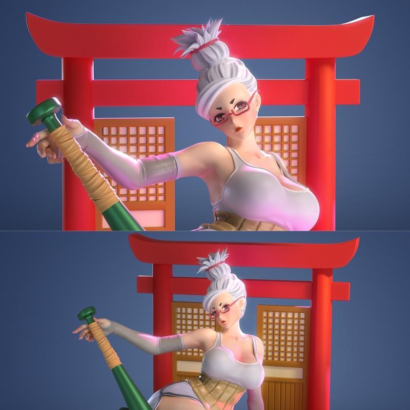 CW Studio - 三泽彩 - 3D打印模型|CW Studio – Seiko Ayase – 3D Print Model STL
