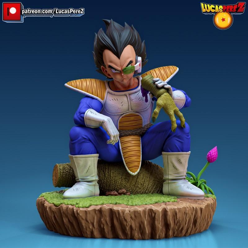 卢卡斯佩雷斯工作室-贝吉塔-3D打印模型|Lucas Perez Studio – Vegeta – 3D Print Model STL