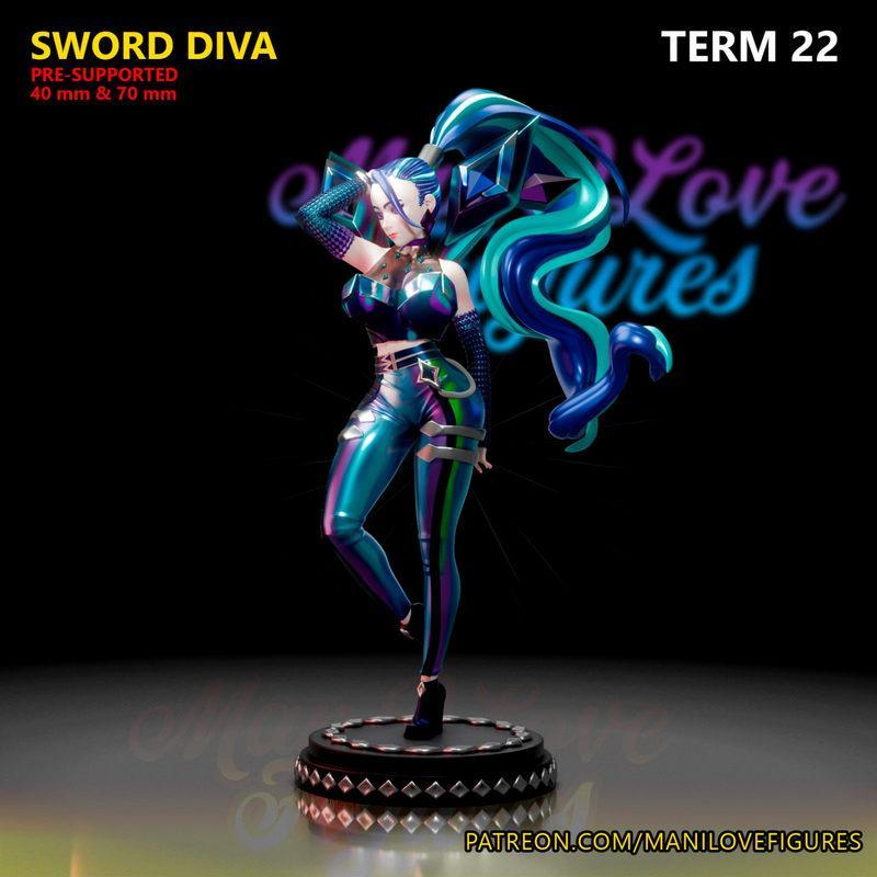 英雄联盟凯萨 3D打印模型|League of Legends – Kai’sa SFW – 3D Print Model