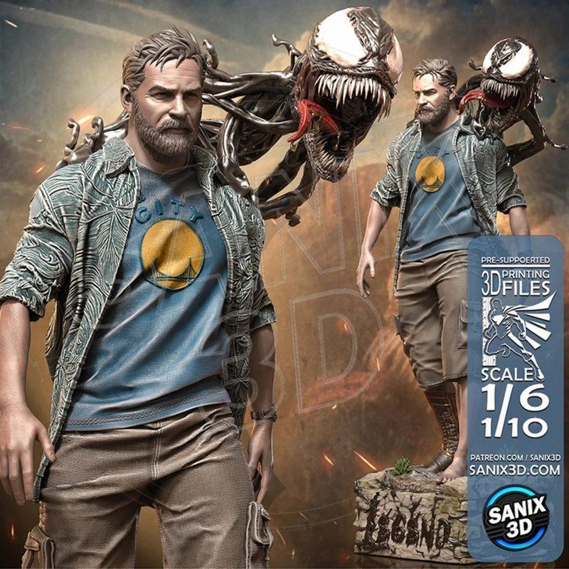 Sanix动漫角色 Venom 3D打印模型|Sanix – Legend – Venom – The Last Dance – 3D Print Model STL