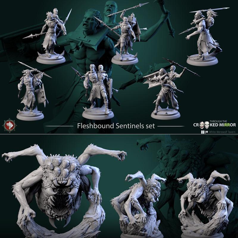 白狼酒馆 12月2024 3D打印模型|White Werewolf Tavern December 2024 – 3D Print Model STL