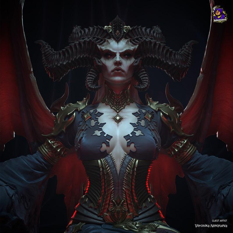 Bulkamancer工作室打造的莉莉丝3D打印模型|Bulkamancer Sculpts – Lilith – 3D Print Model STL