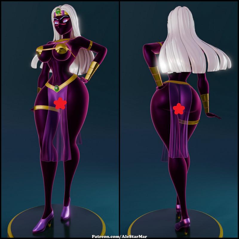 女王泰拉妮——3D打印模型|Queen Tyr’ahnee – 3D Print Model