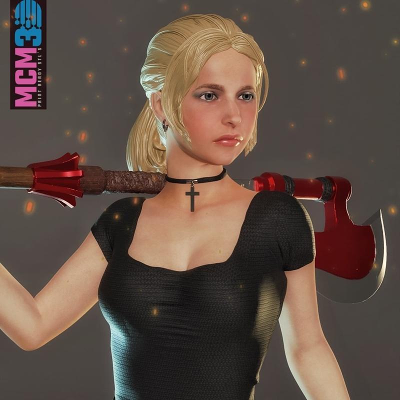 MCM3D - 奇幻芭芭拉 - 莉莉丝3D打印模型|MCM3D – Buffy – 3D Print Model STL