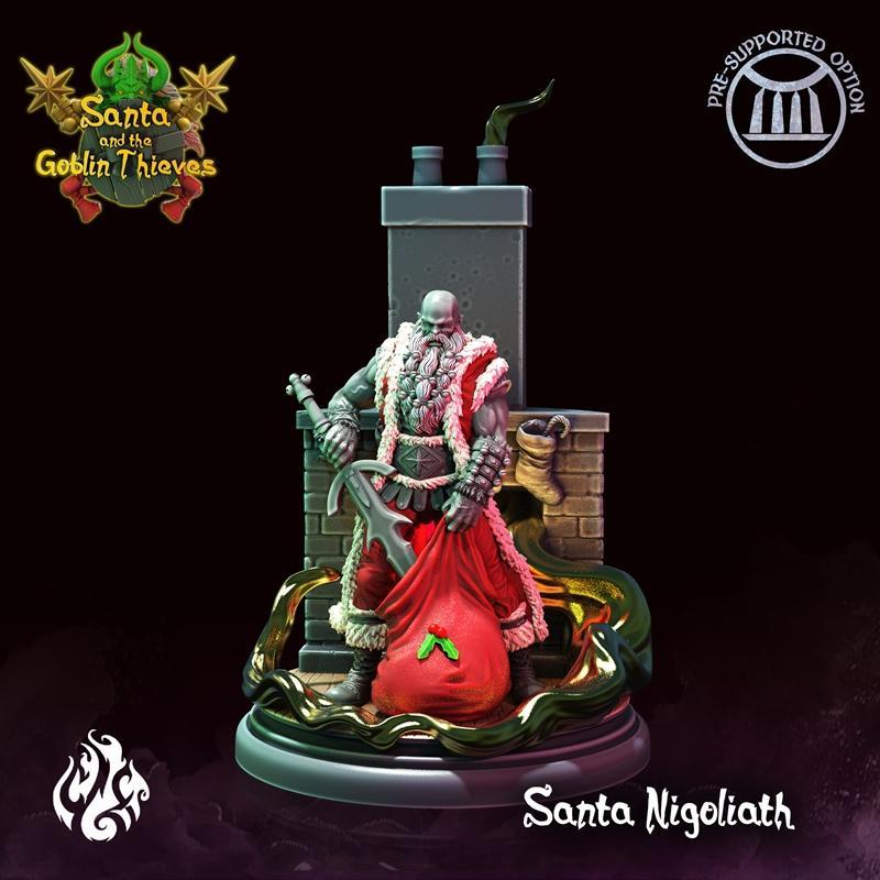 圣诞尼古拉——3D打印模型|Santa Nigoliath – 3D Print Model STL