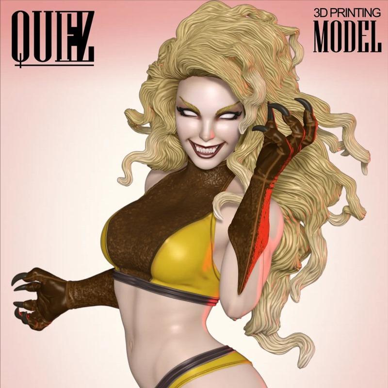 弗朗西斯·奎兹 半兽人 3D打印模型|Francis Quez – Sabretooth – 3D Print Model STL