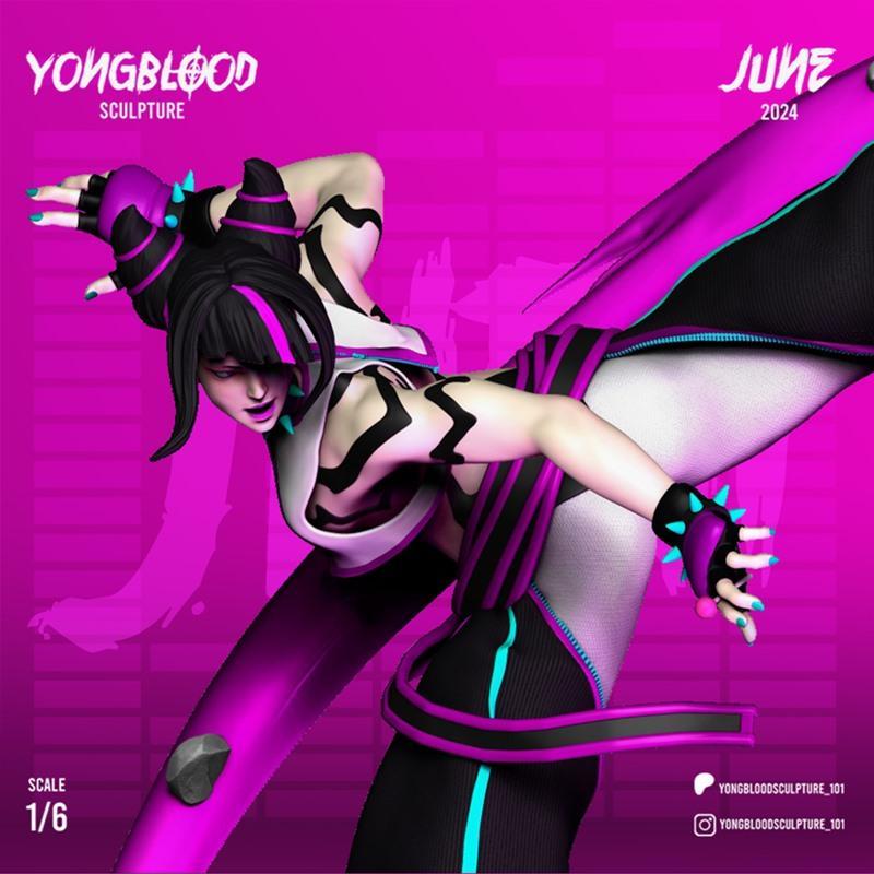 永血雕塑 - 朱里 - 3D打印模型|Yongblood Sculpture – Juri – 3D Print Model STL