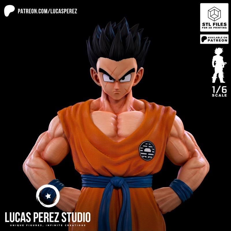 Lucas Perez工作室 - 《龙珠》雅塔朗格 - 3D打印模型|Lucas Perez Studio – Yamcha – 3D Print Model STL