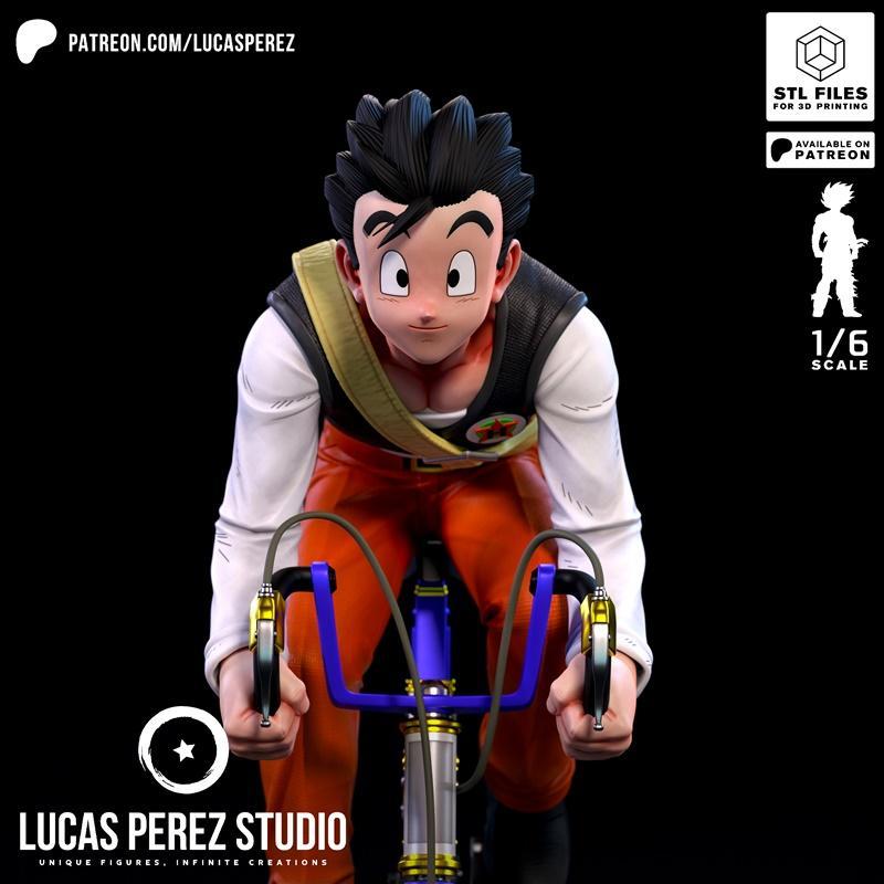 卢卡斯佩雷斯工作室 - 龙珠 - 悟空 3D打印模型|Lucas Perez Studio – Gohan – 3D Print Model STL