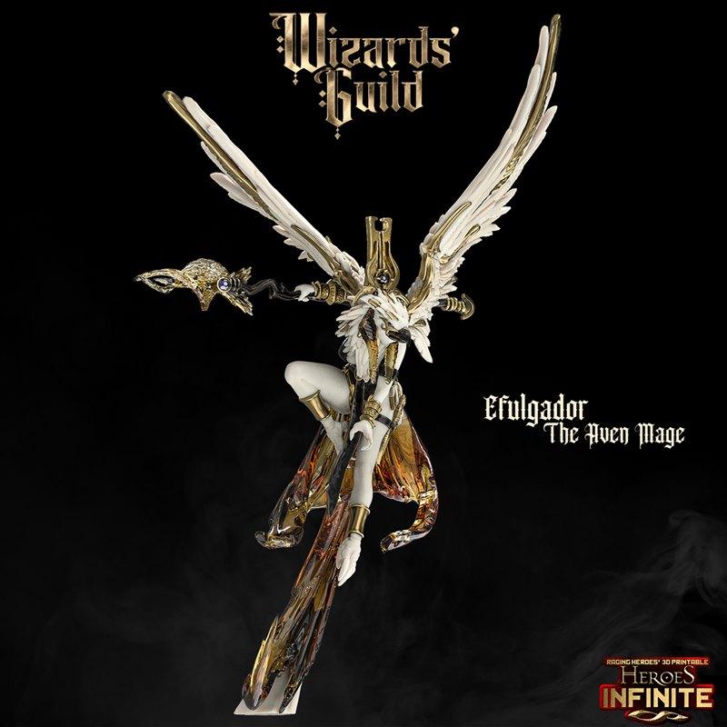 英雄无限 - 魔法公会之主 3D打印模型|Heroes Infinite – Wizards Guild Overlord – 3D Print Model STL
