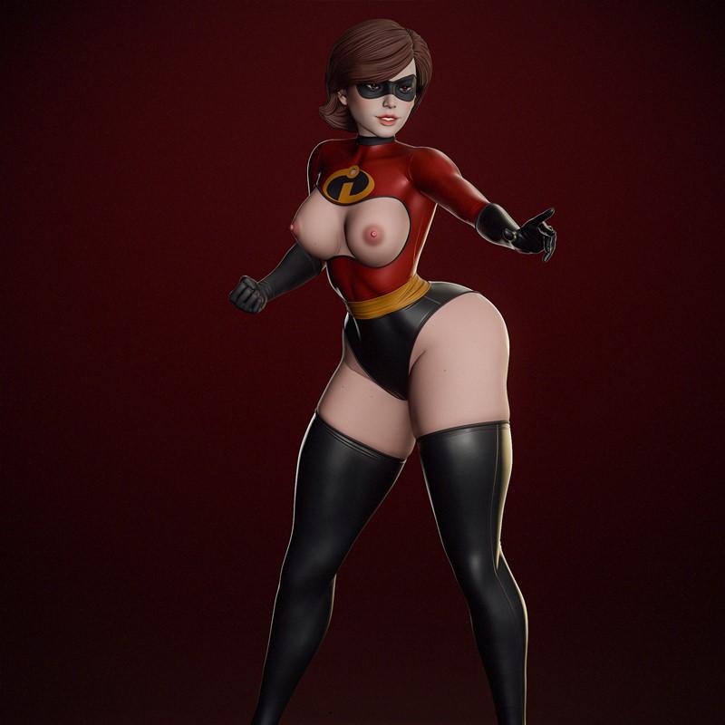 Shadaloo - 艾拉斯特姬 - 3D打印模型|Shadaloo – Elastigirl – 3D Print Model STL