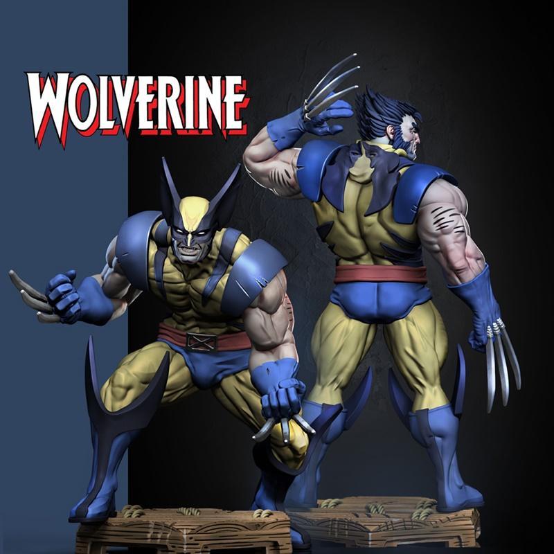 Dragun Studios - 王者之狼 3D打印模型|Dragun Studios – Wolverine – 3D Print Model STL