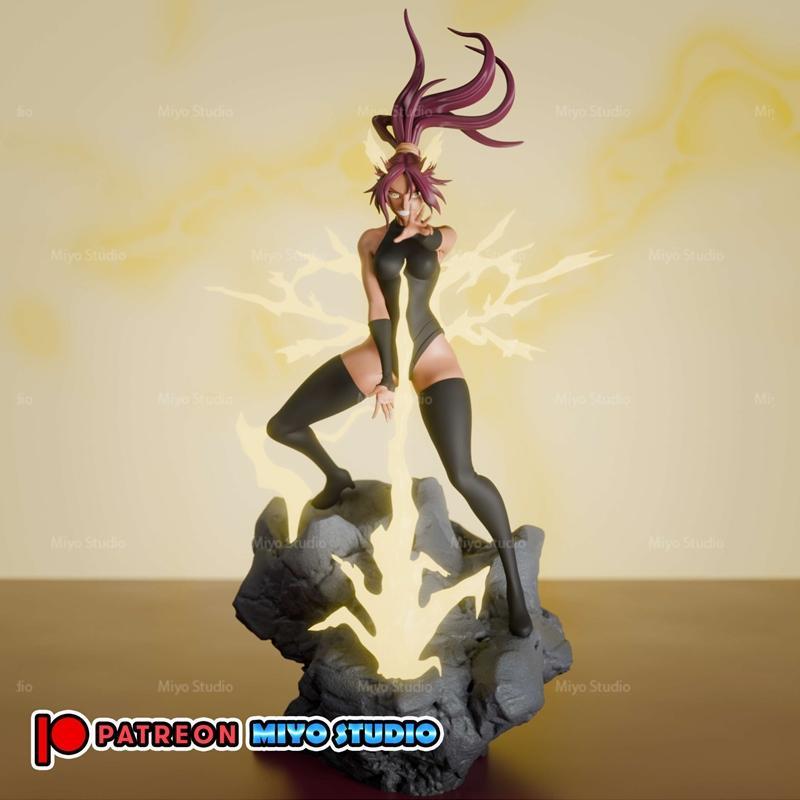 Miyo Studio - 魔王高校之刃 - 朽木露琪亚 3D打印模型|Miyo Studio – Bleach – Yoruichi – 3D Print Model STL
