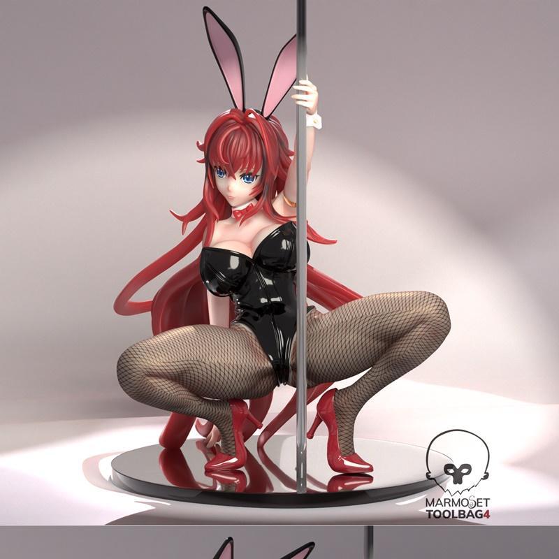 Rias 3D打印模型|Rias gremory – 3D Print Model STL