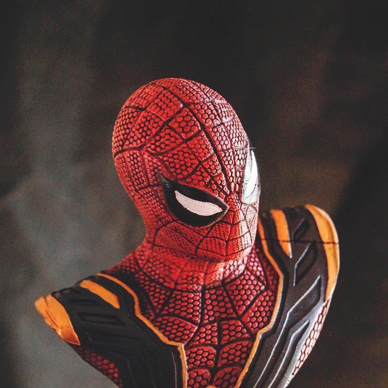 蜘蛛侠：远离家园 - 铁蜘蛛 - 3D打印模型|Spider-man Far From Home Bust – Iron Spider – 3D Print Model STL