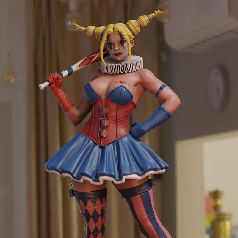 BrunoArt3D – Harley Quinn – 3D Print Model STL