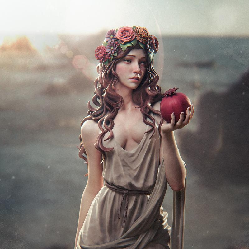 佩尔塞福涅 3D打印模型|Persephone – 3D Perint Model