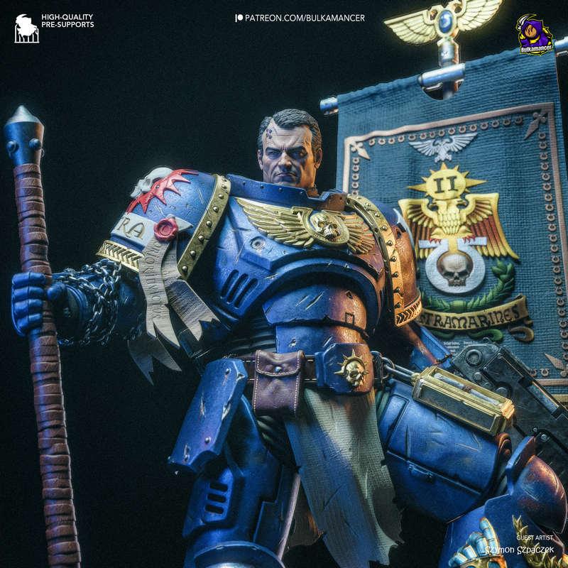 银河战士战术蒂图斯 3D打印模型|Bulkamancer – Galactic Soldier Tacticus Titus – 3D Print Model