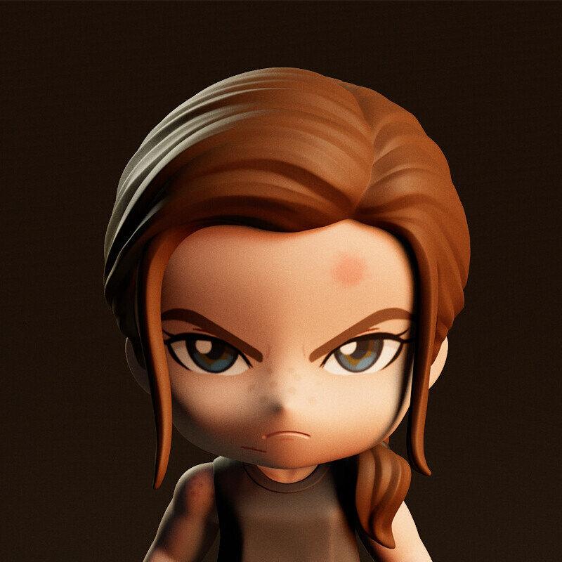 《最后生还者2》奇美拉模型|Chibi Abby – The Last of Us 2 – 3D Print Model