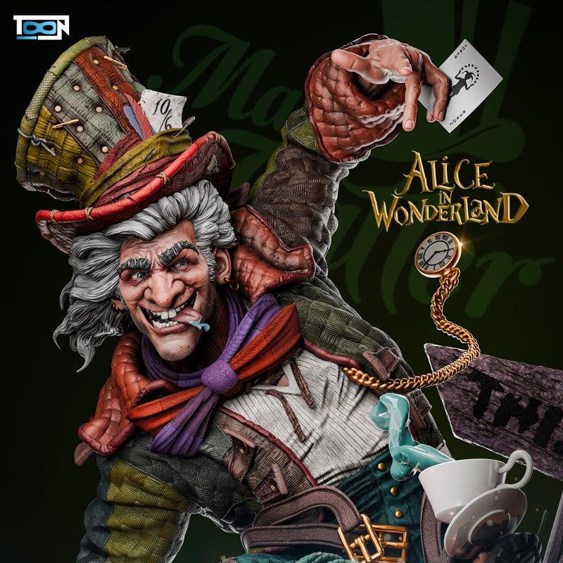 Toon Studios《疯狂帽子匠》3D打印模型|Toon Studios – Mad Hatter – 3D Print Model STL