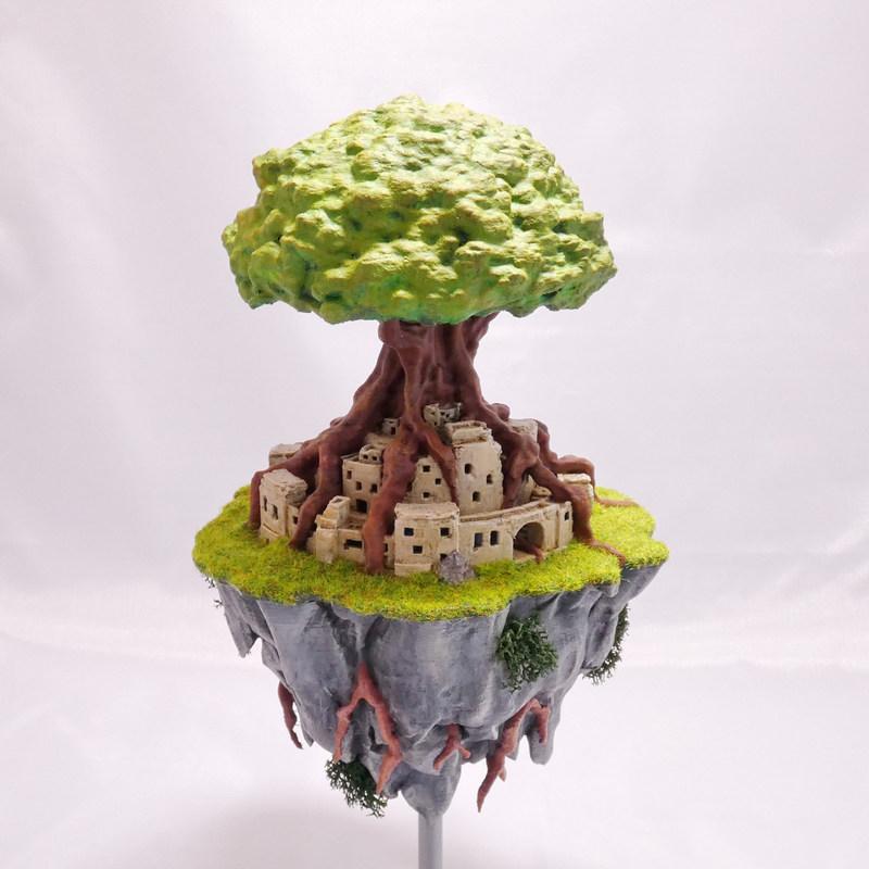 天空之岛 3D打印模型|Sky Island – 3D Print Model