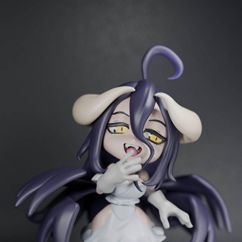 Albedo 3D打印模型|Albedo Chibi – 3D Print Model