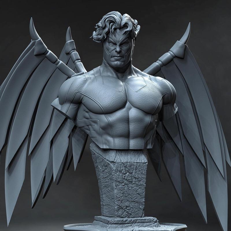 天使之躯 3D打印模型|Archangel Bust – 3D Print Model STL