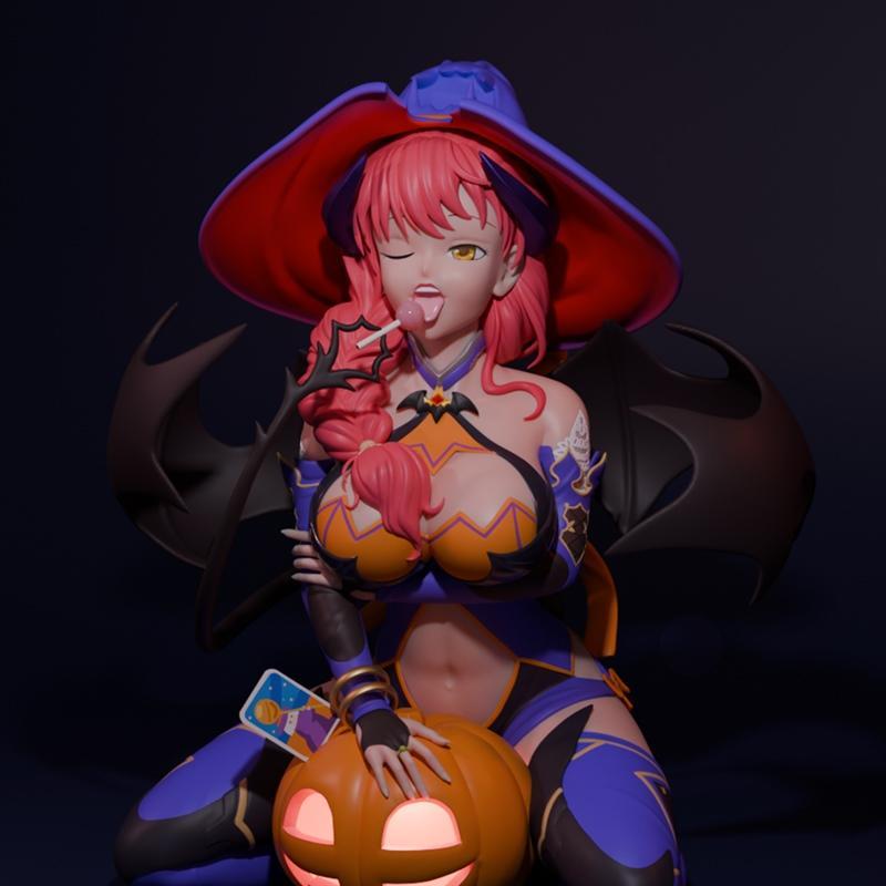 南瓜月光——3D打印模型|Pumpkin Luna – 3D Print Model STL
