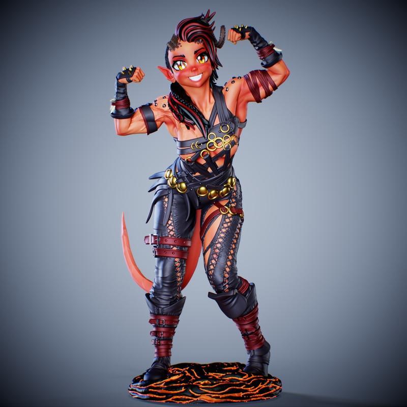 Messias - Karlach - 3D打印模型|Messias – Karlach – 3D Print Model STL