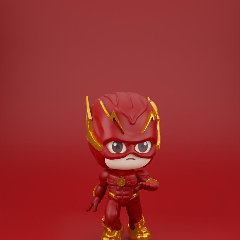 Chibit 021 – The Flash – 3D打印模型  
→ 闪电侠3D打印模型|Chibit 021 – The Flash – 3D Print Model
