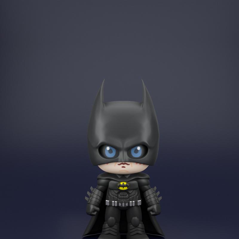 Chibit 020 - 3D打印蝙蝠侠模型|Chibit 020 – Batman – 3D Print Model