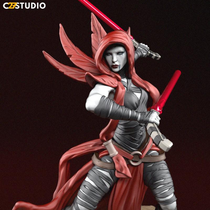 Asajj Ventress – Nightshade Nomad – 3D Print Model