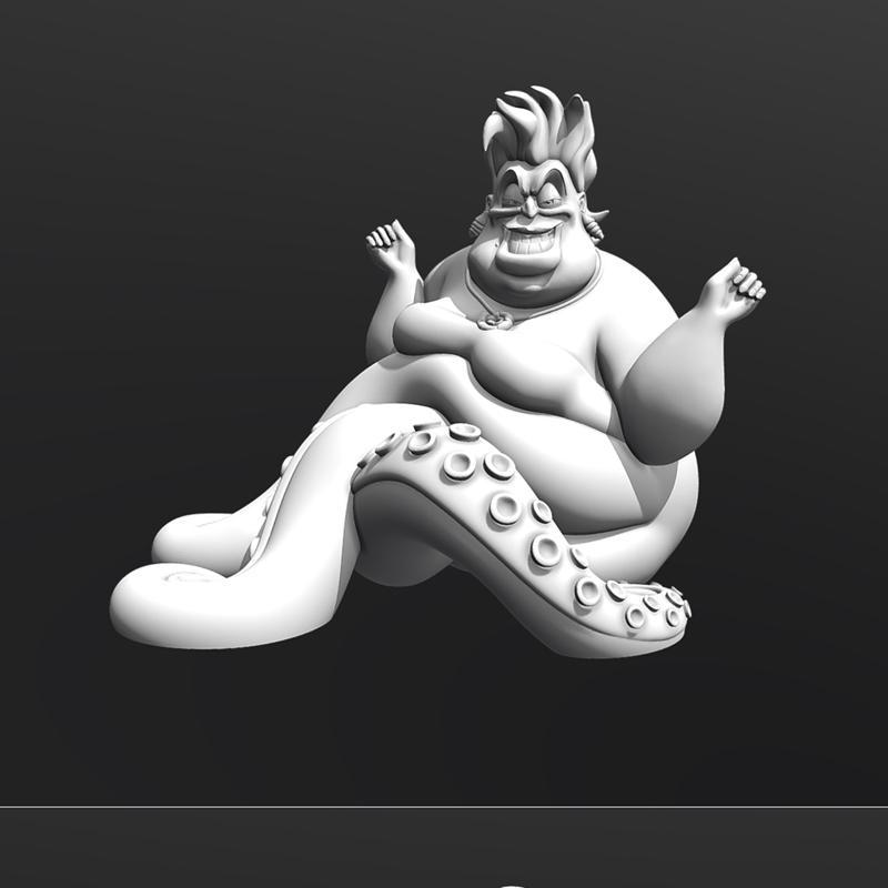 乌苏拉 3D打印模型|Ursula – 3D Print Model STL