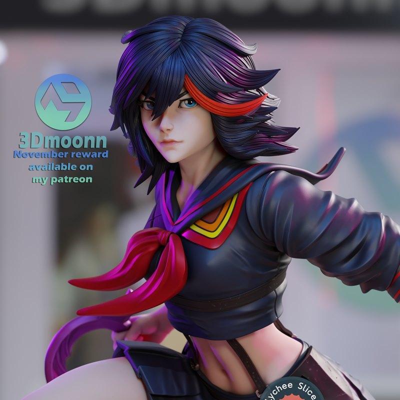 3Dmoonn – Ryuko Matoi – 3D Print Model STL
