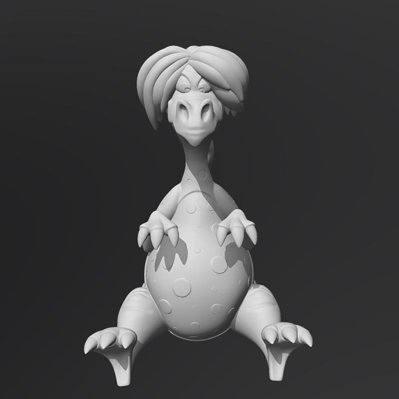 龙形3D打印模型|Mim dragon – 3D Print Model STL