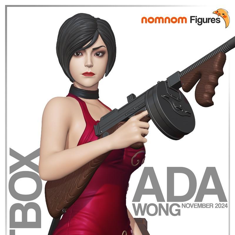 生化危机 Ada Wong 3D打印模型|Nomnom Figures – Ada Wong – Resident Evil – 3D Print Model STL