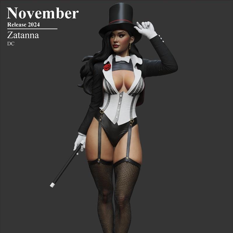 Abe3D - Zatanna - 魔法女巫3D打印模型|Abe3D – Zatanna – 3D Print Model STL