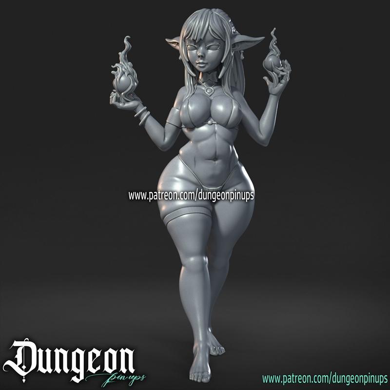 异世界小妖精——3D打印模型|Goblin Girl – 3D Print Model STL