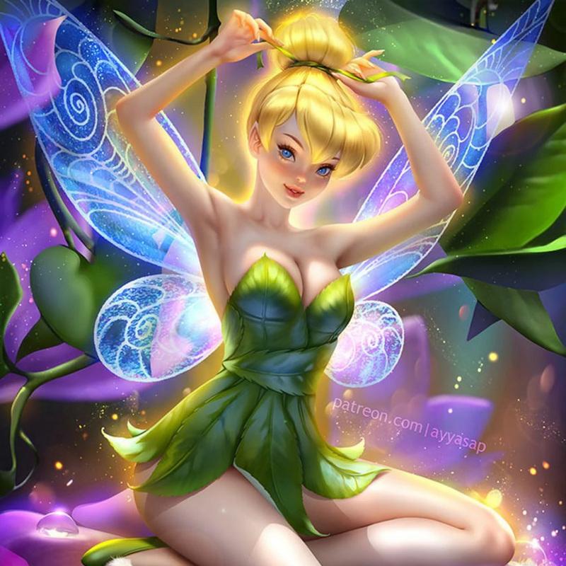 小飞侠蒂安娜 3D打印模型|Tinker Bell – 3D Print Model