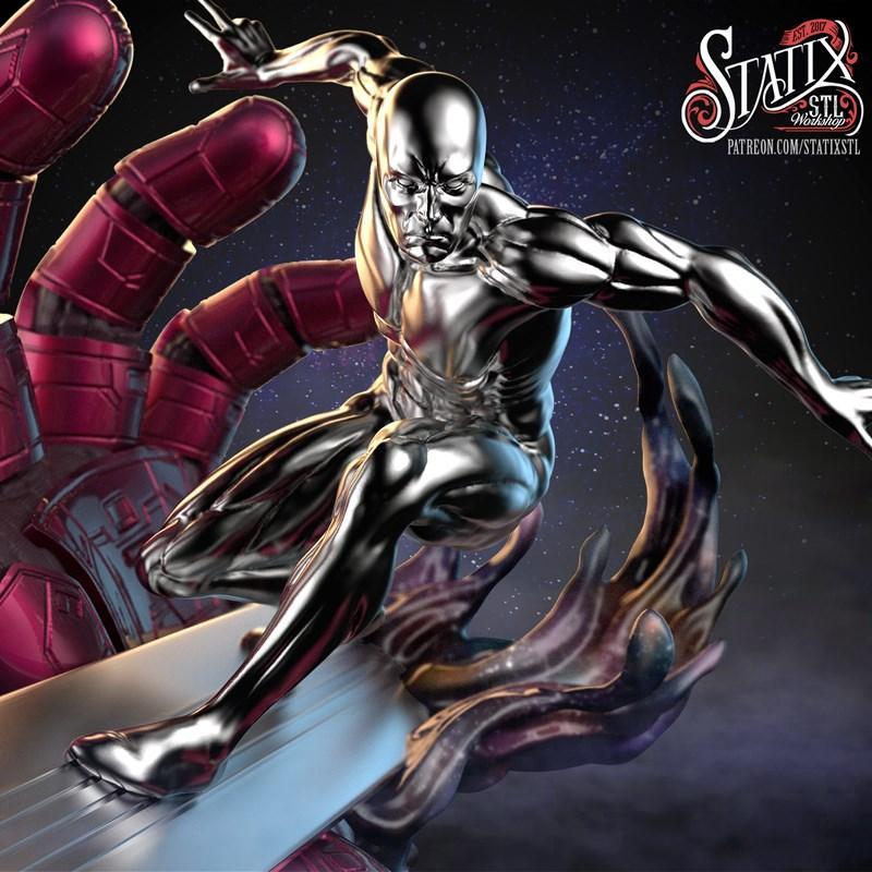 Statix – Silver Surfer – 3D Print Model STL