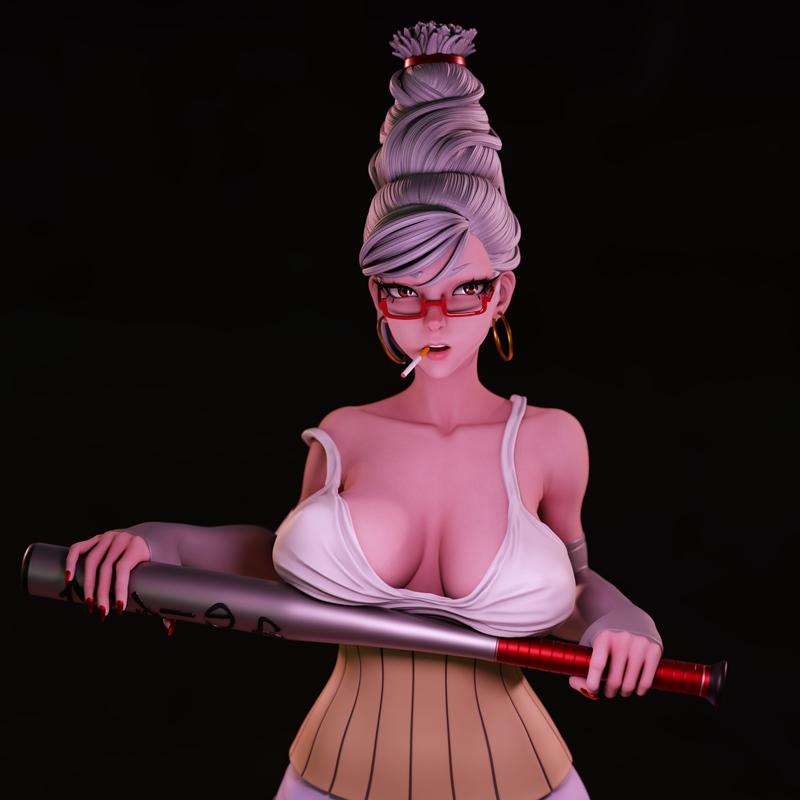 3DMomoji - 三池亚沙 - 3D打印模型|3DMomoji – Seiko Ayase – 3D Print Model OBJ