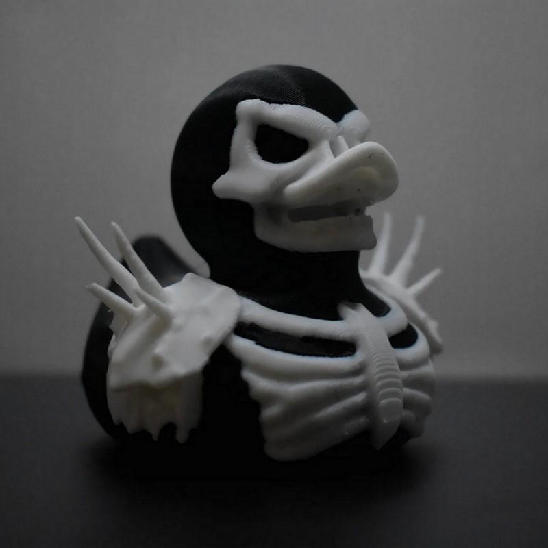 骨架战士鸭 3D打印模型|Skeleton Warrior Duck – 3D Print Model