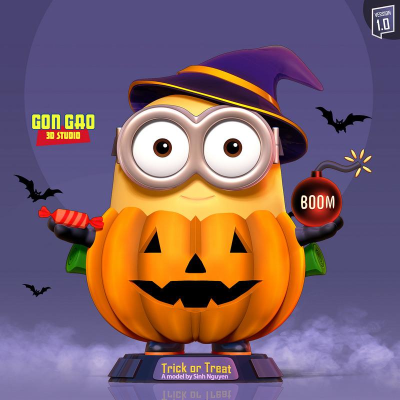 万圣节鲍伯 - 3D打印模型|Halloween Bob – 3D Print Model