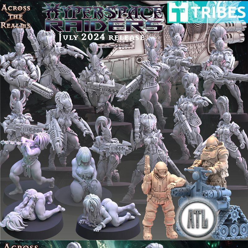 跨域征途——《超空间掠夺者》3D打印模型|Across the Realms – Hyperspace Raiders July 2024 – 3D Print Model STL