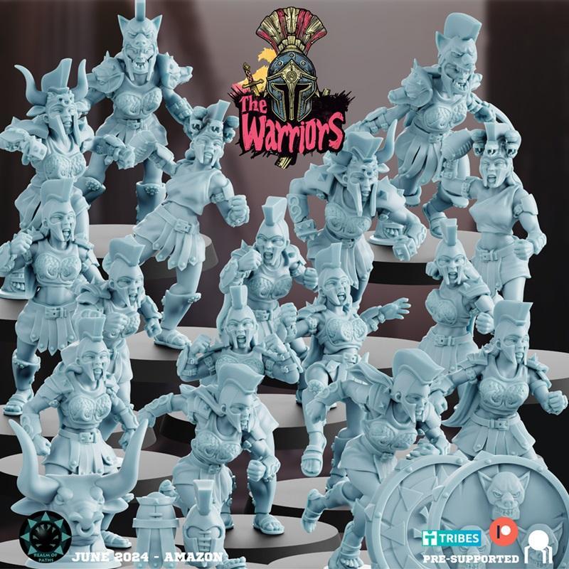路径之域 – 武者 – 3D打印模型|Realm of Paths – The Warriors – 3D Print Model STL