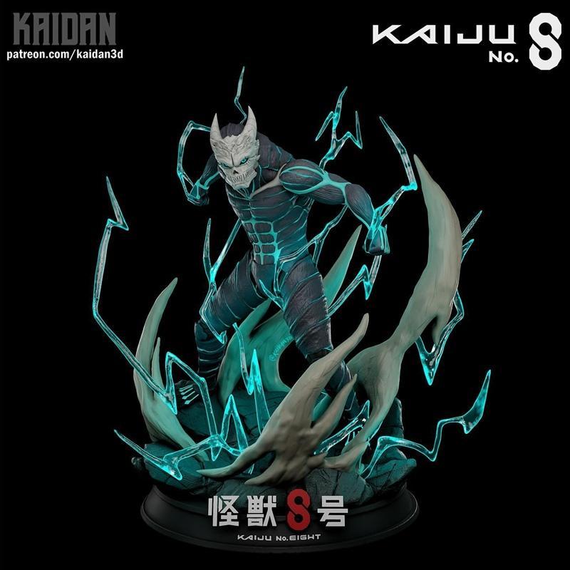 Kafka Kaiju 8 3D打印模型|Kaidan3D – Kafka Kaiju 8 – 3D Print Model STL