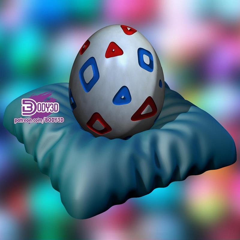 Togepi 3D打印模型|Togepi – 3D Print Model STL